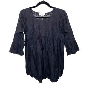Isabel Marant Etoile Babydoll Lace Top Black